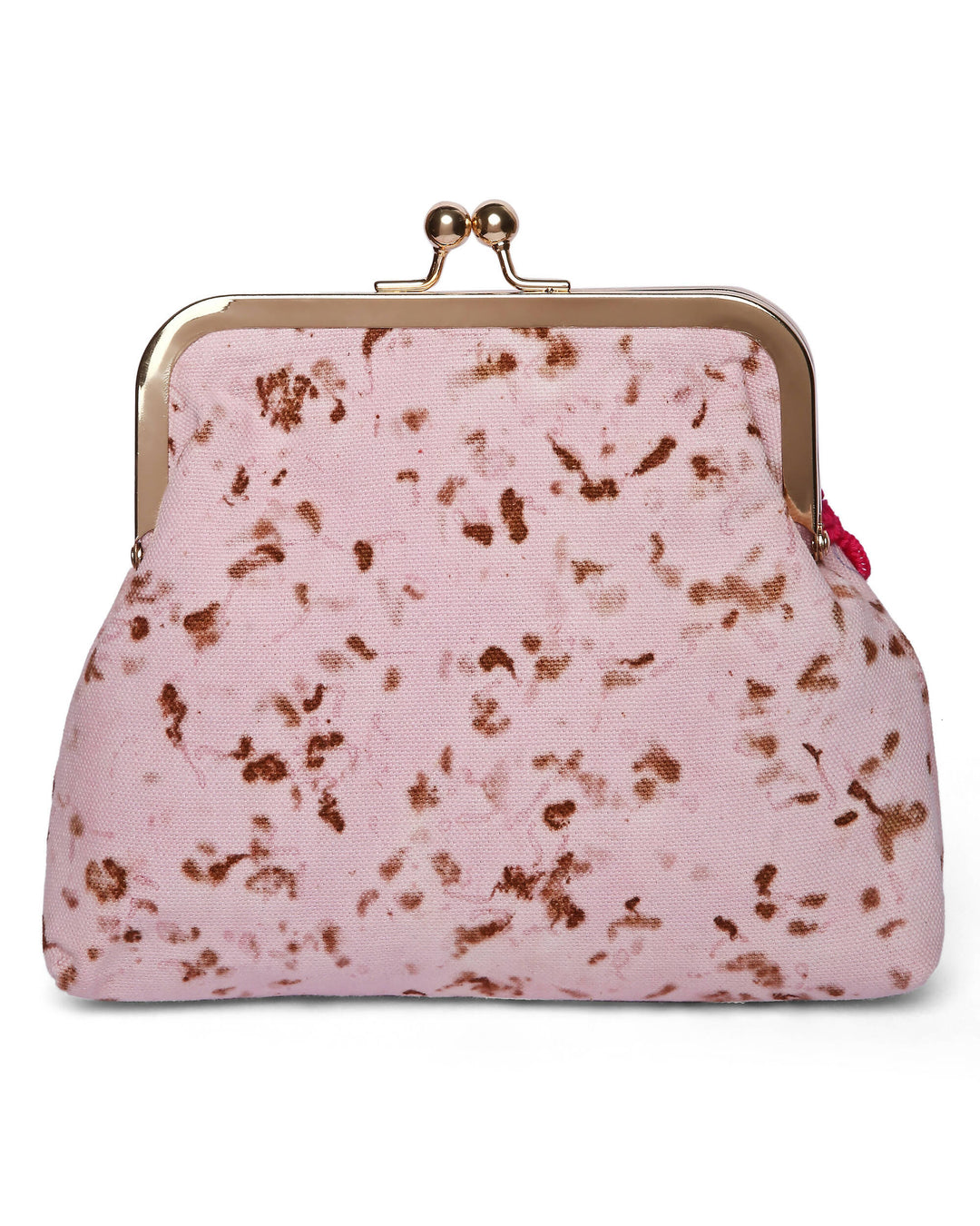 Upcycled Mitwa Clutch Pink