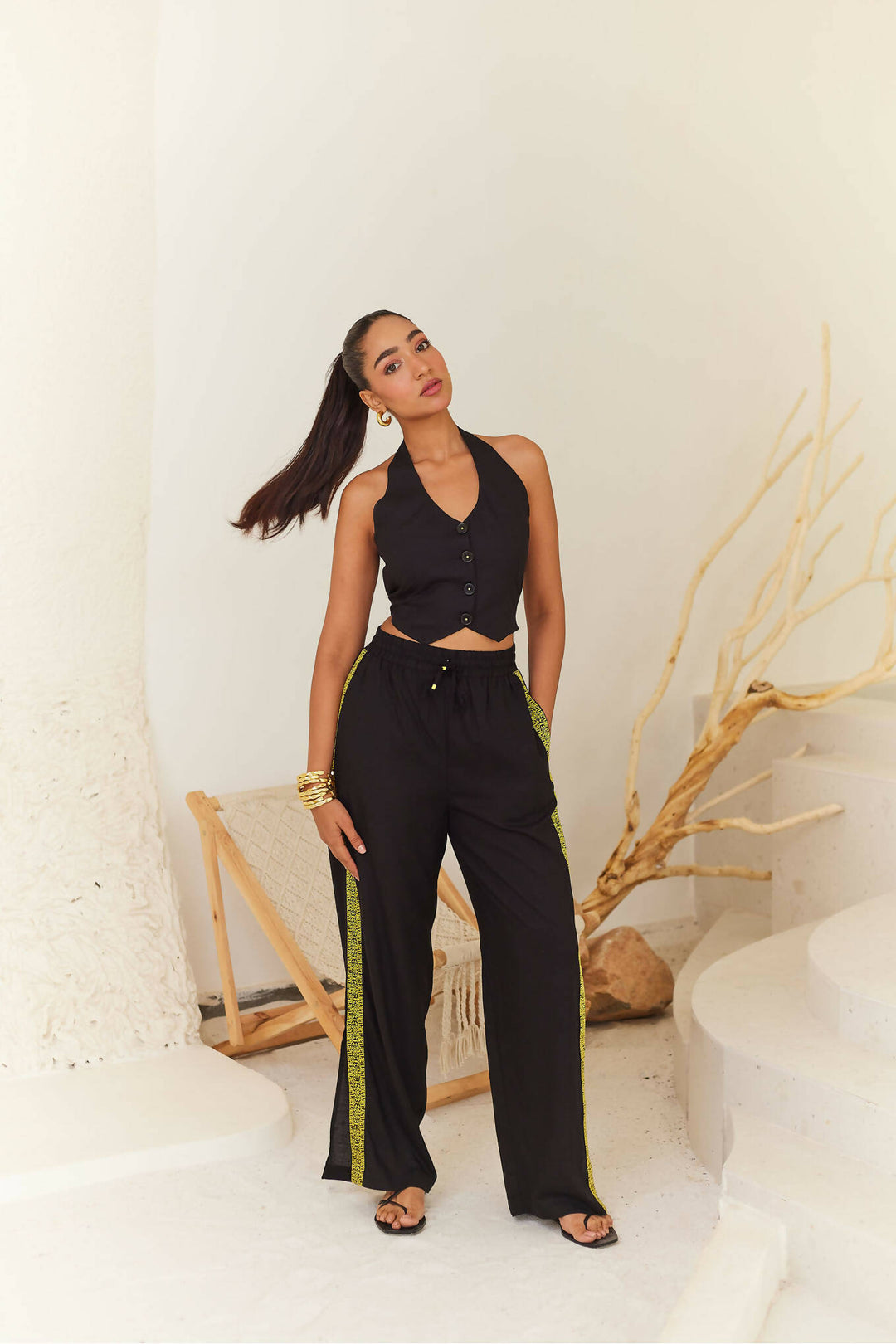 Black Linen Pants