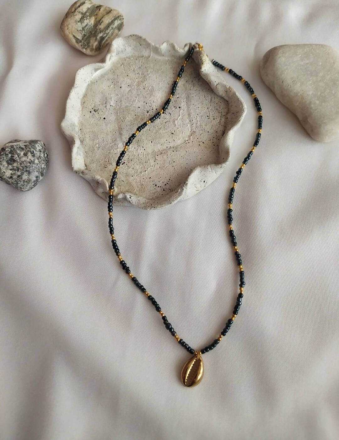Golden Shell Necklace