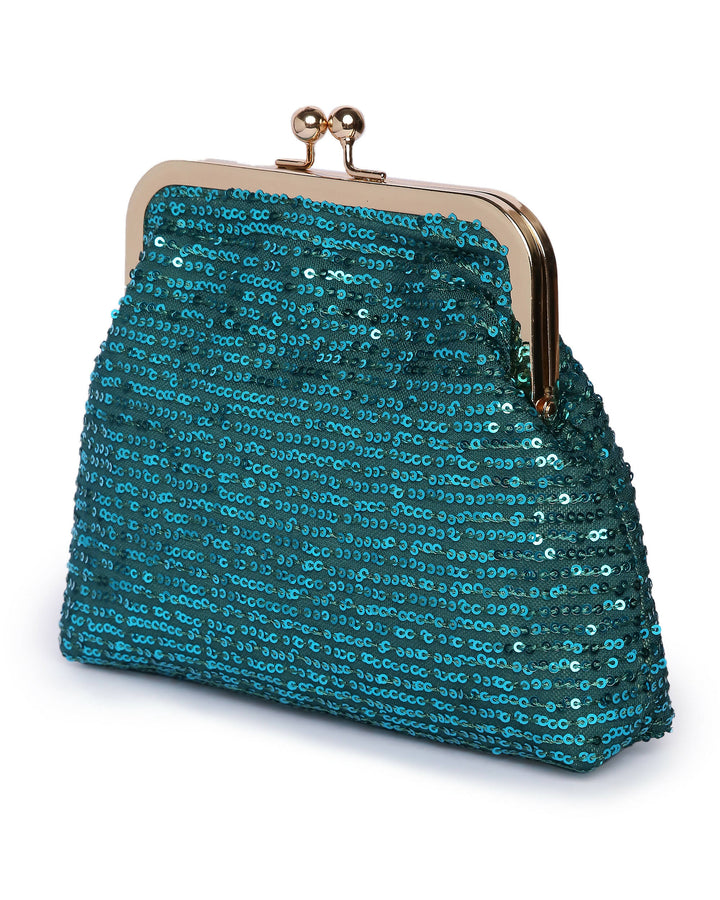 Mitwa Green Clutch
