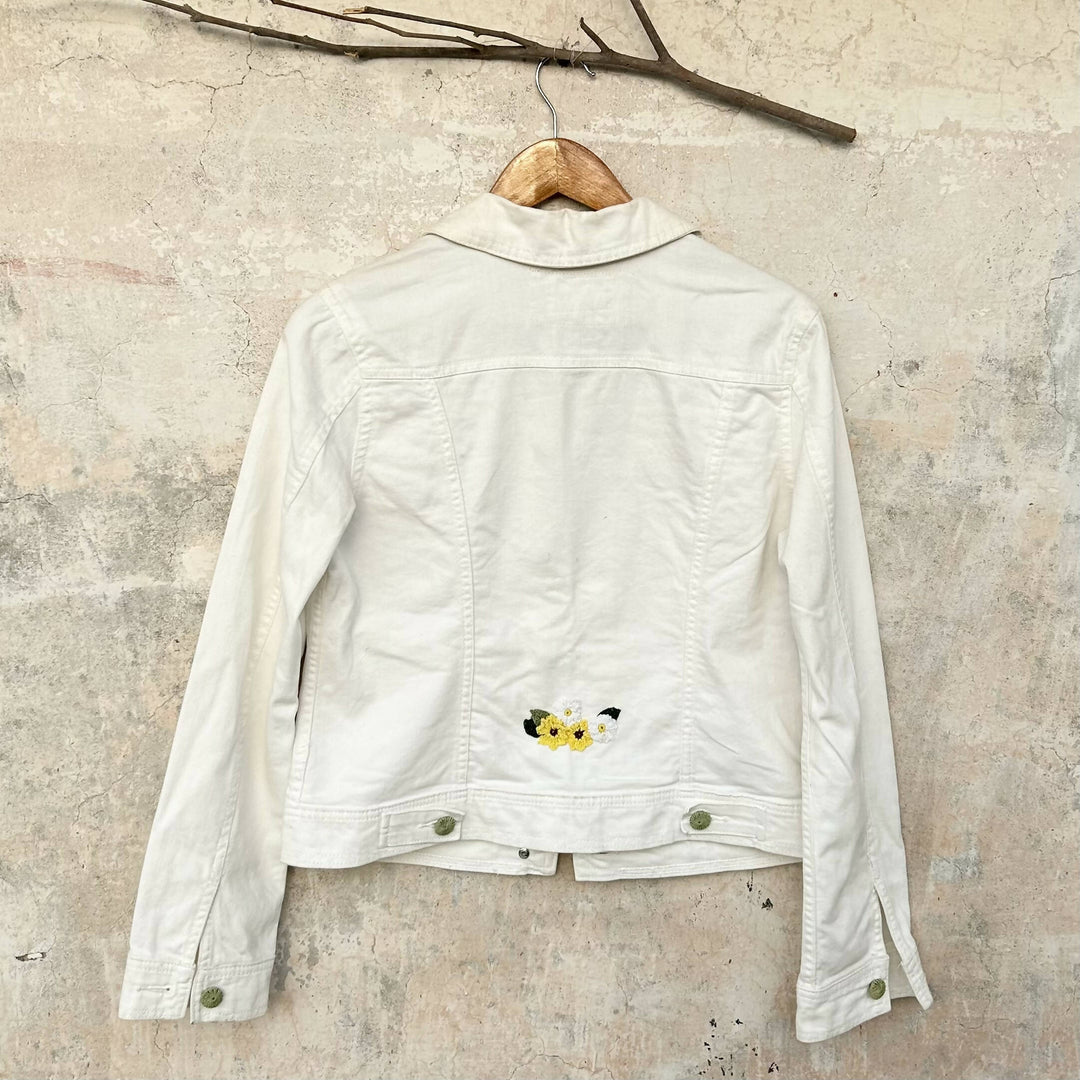 White Denim Jacket