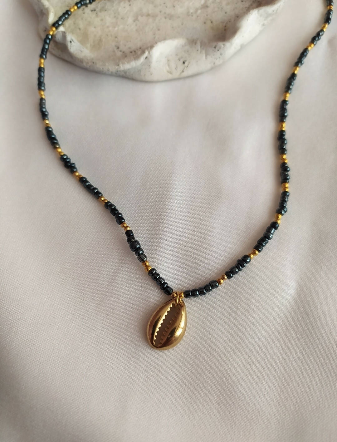 Golden Shell Necklace