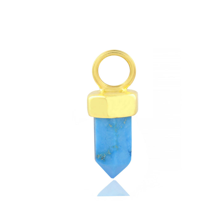 Turquoise Pencil Charm