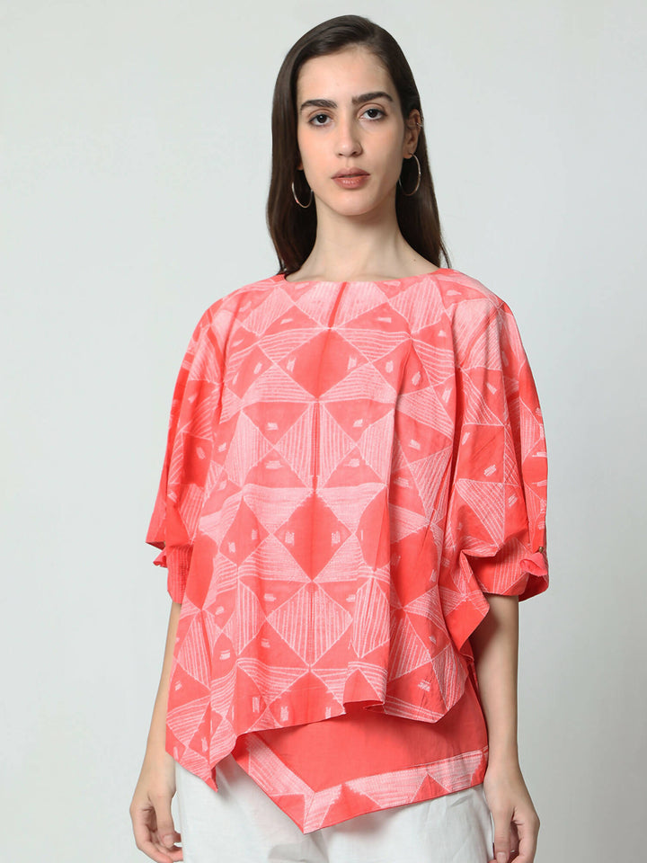 Shibori pocho top