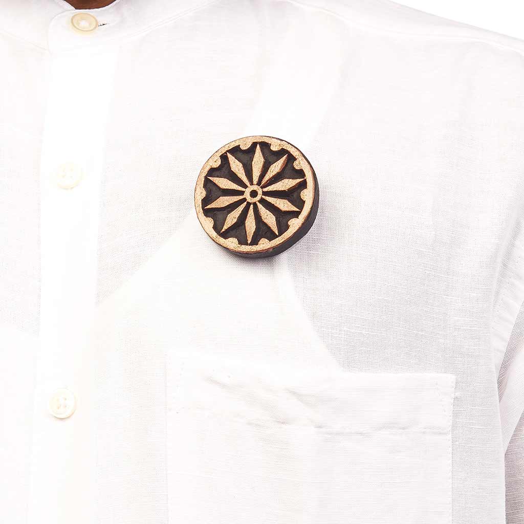 Ashoka Chakra Brooch
