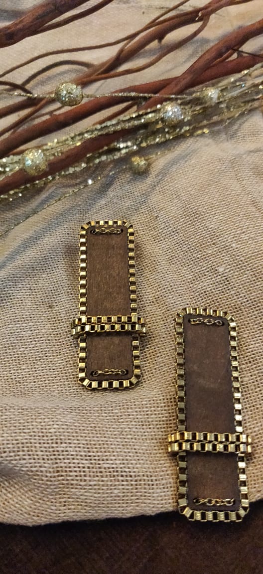 Fair & Square Earrings- Rectangle