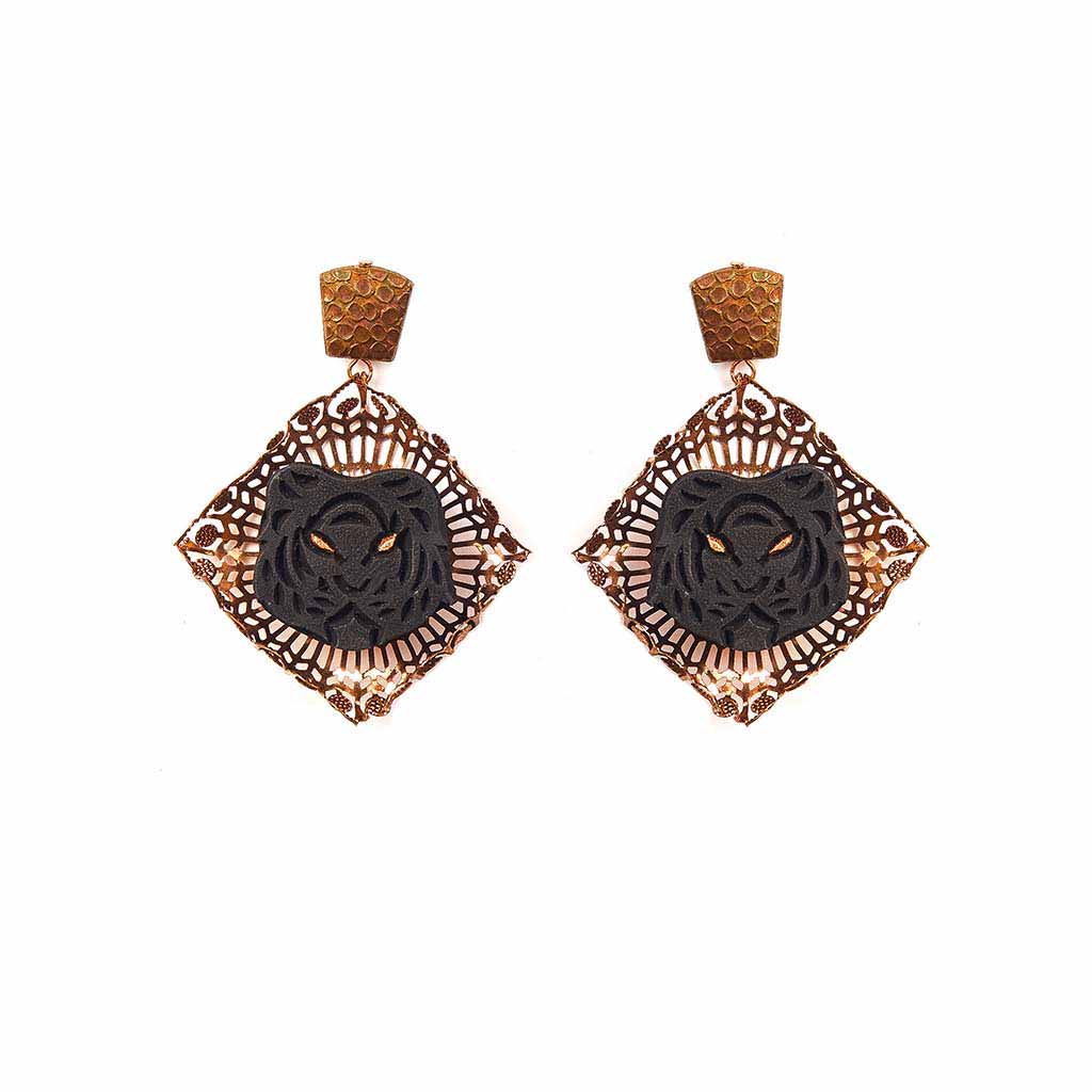 Tiger Earrings