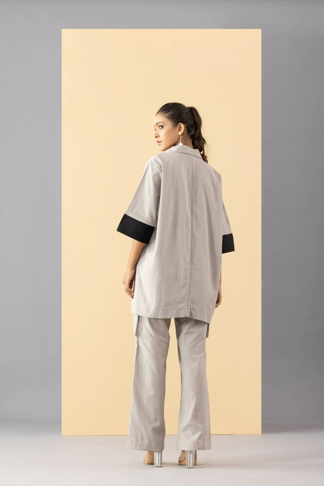 Yin Yang co-ord set grey