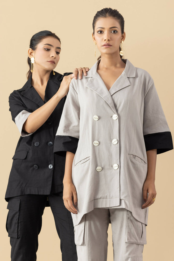 Yin Yang co-ord set grey