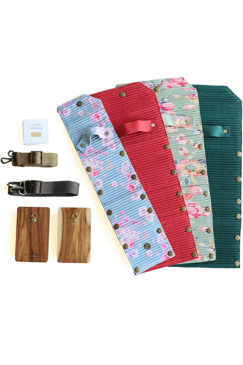 Vintage Blossom 4 in 1 Box Clutch