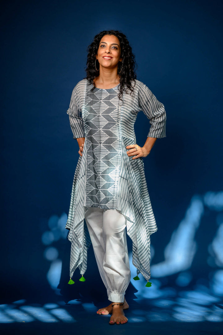 Asymmetric tunic