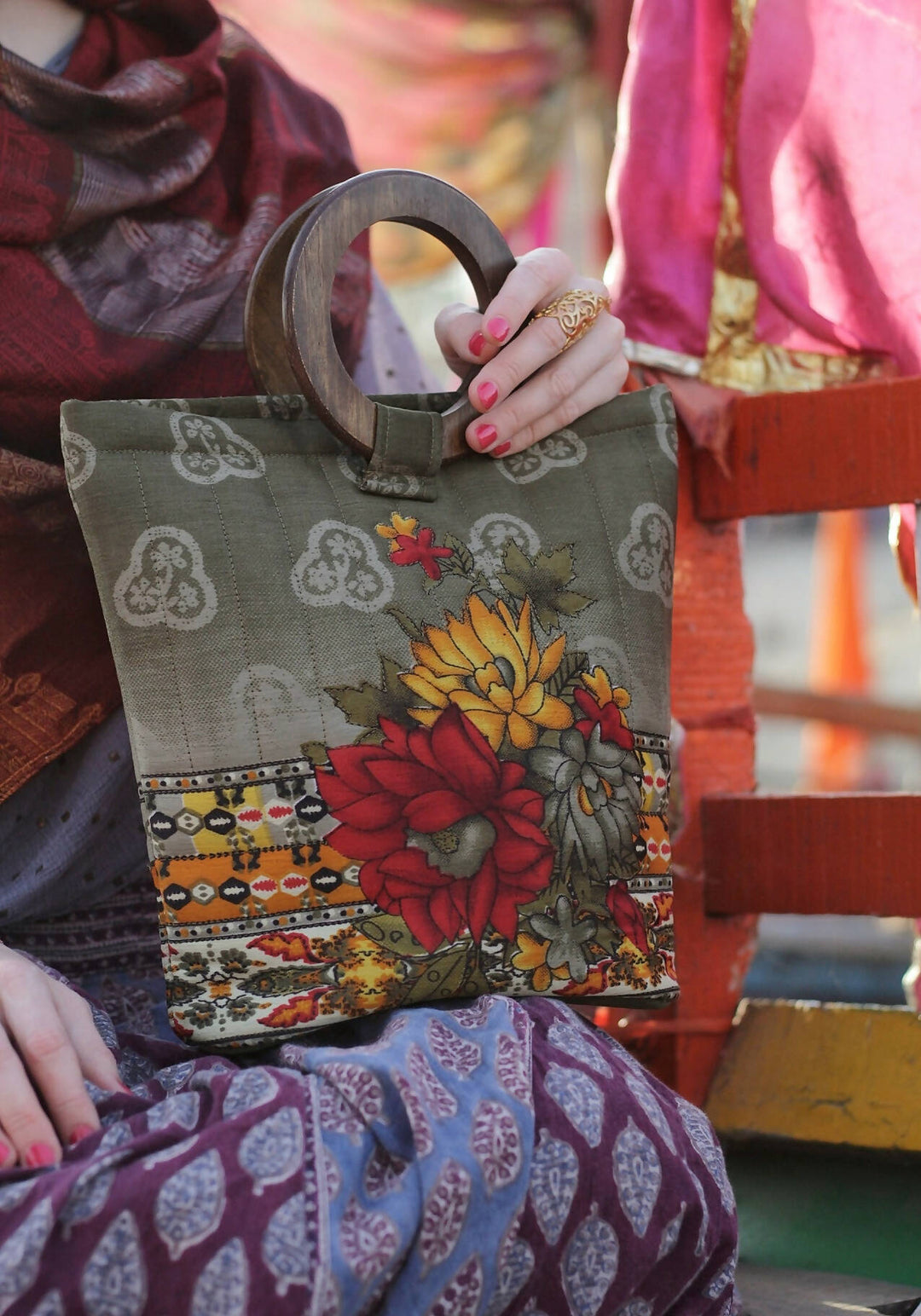 Woodcraft Handbag
