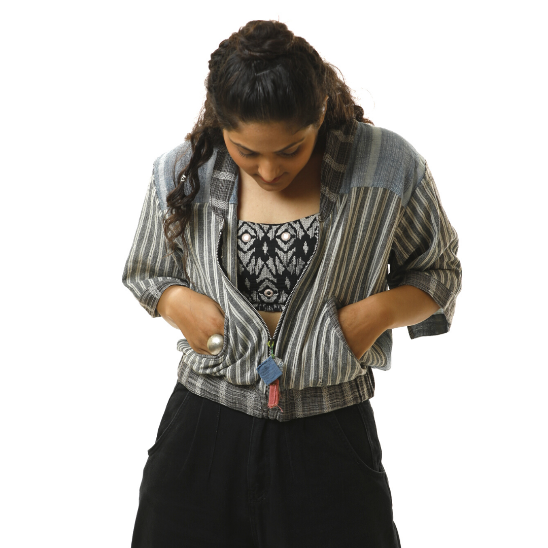 Tulip Collar Bomber Jacket