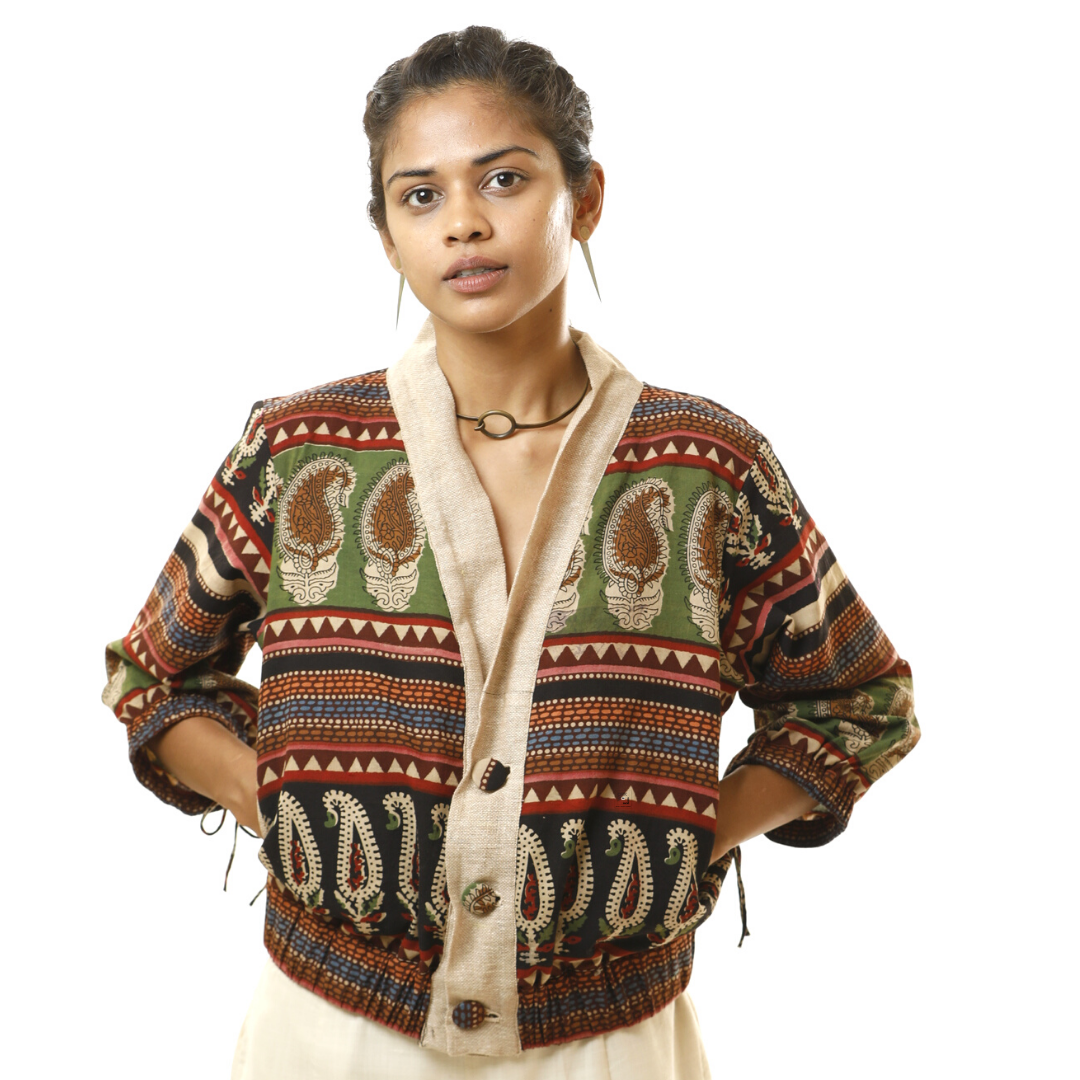 Block Print All Season Jacket