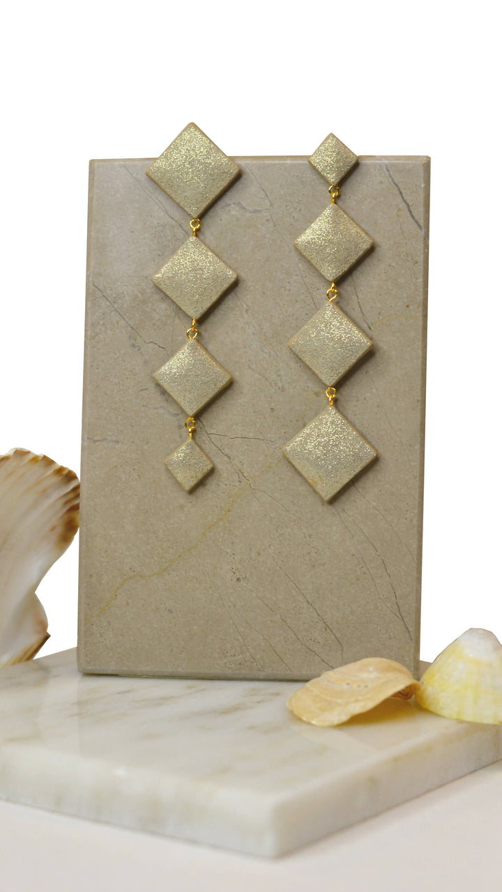 Diamond Danglers Gold