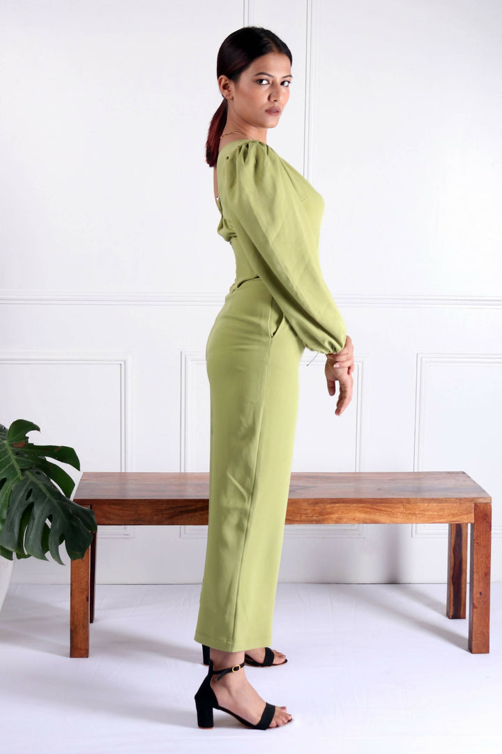 Cersie Lime Green Jumpsuit