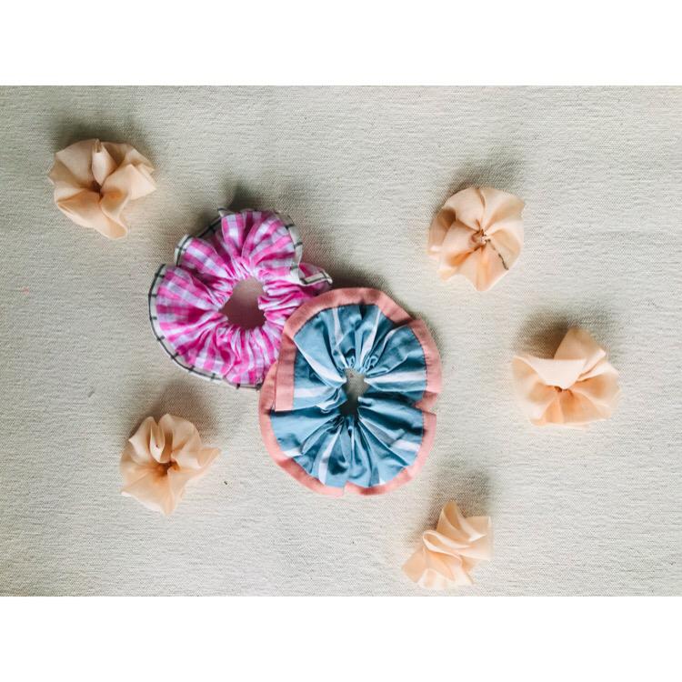 Printed Scrunchies - Set of 2