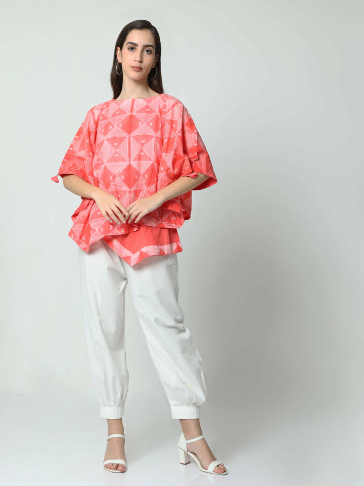 Shibori pocho top