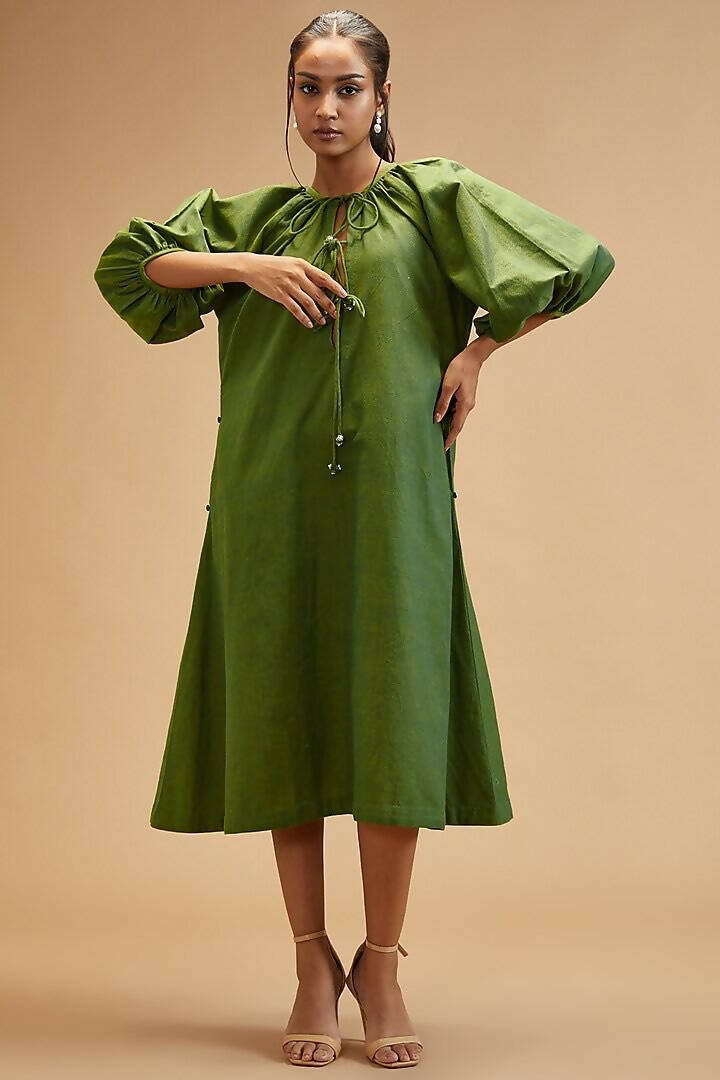 basil green dress Basil Dress main image 0