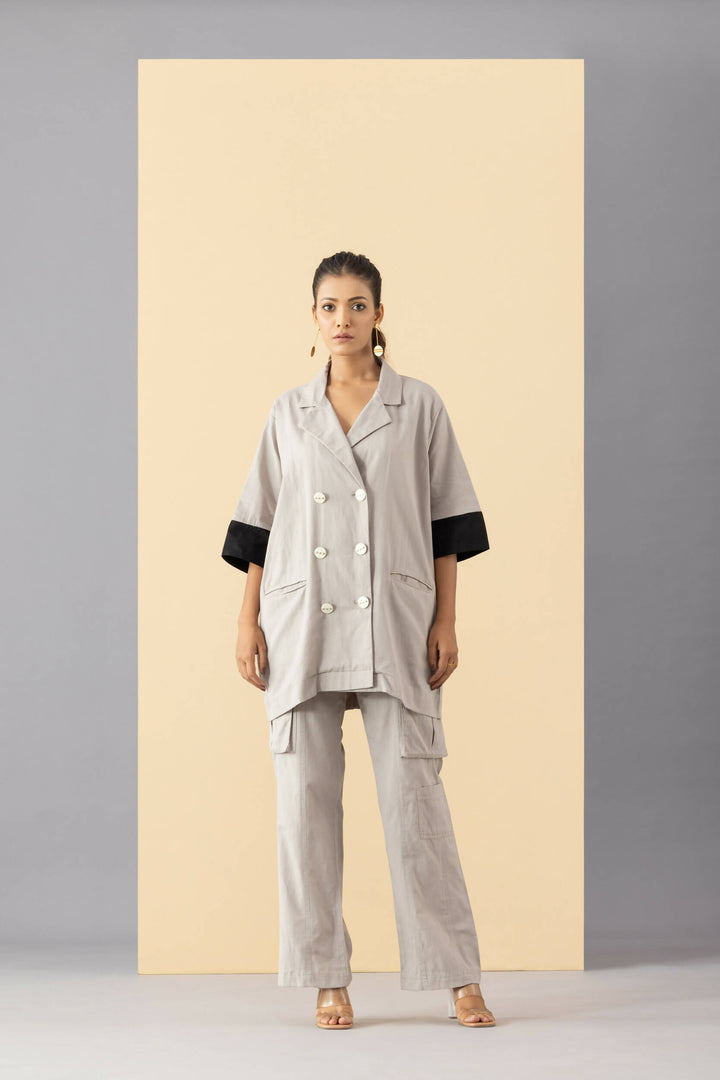 Yin Yang co-ord set grey