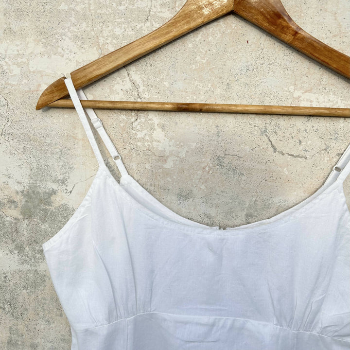 White Strappy Blouse