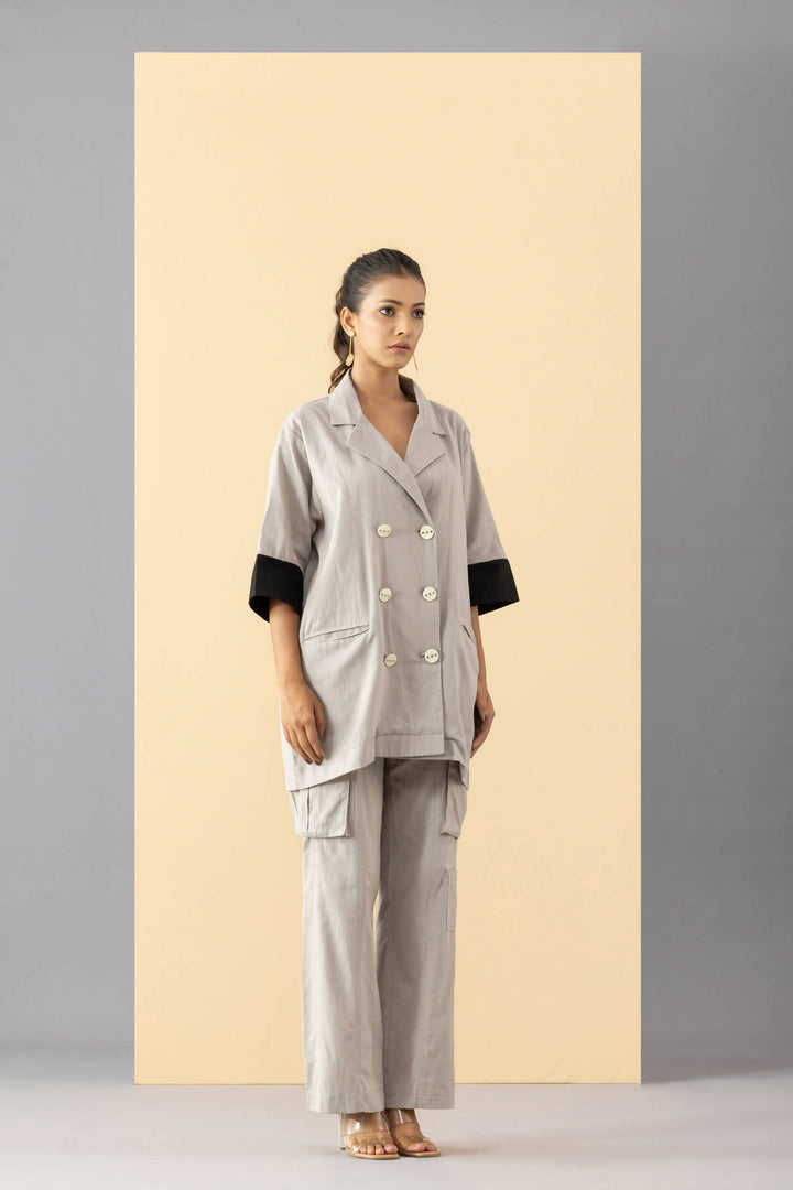 Yin Yang co-ord set grey