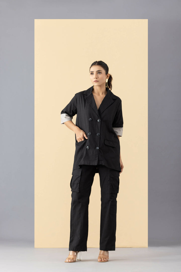 Yin Yang co-ord set black