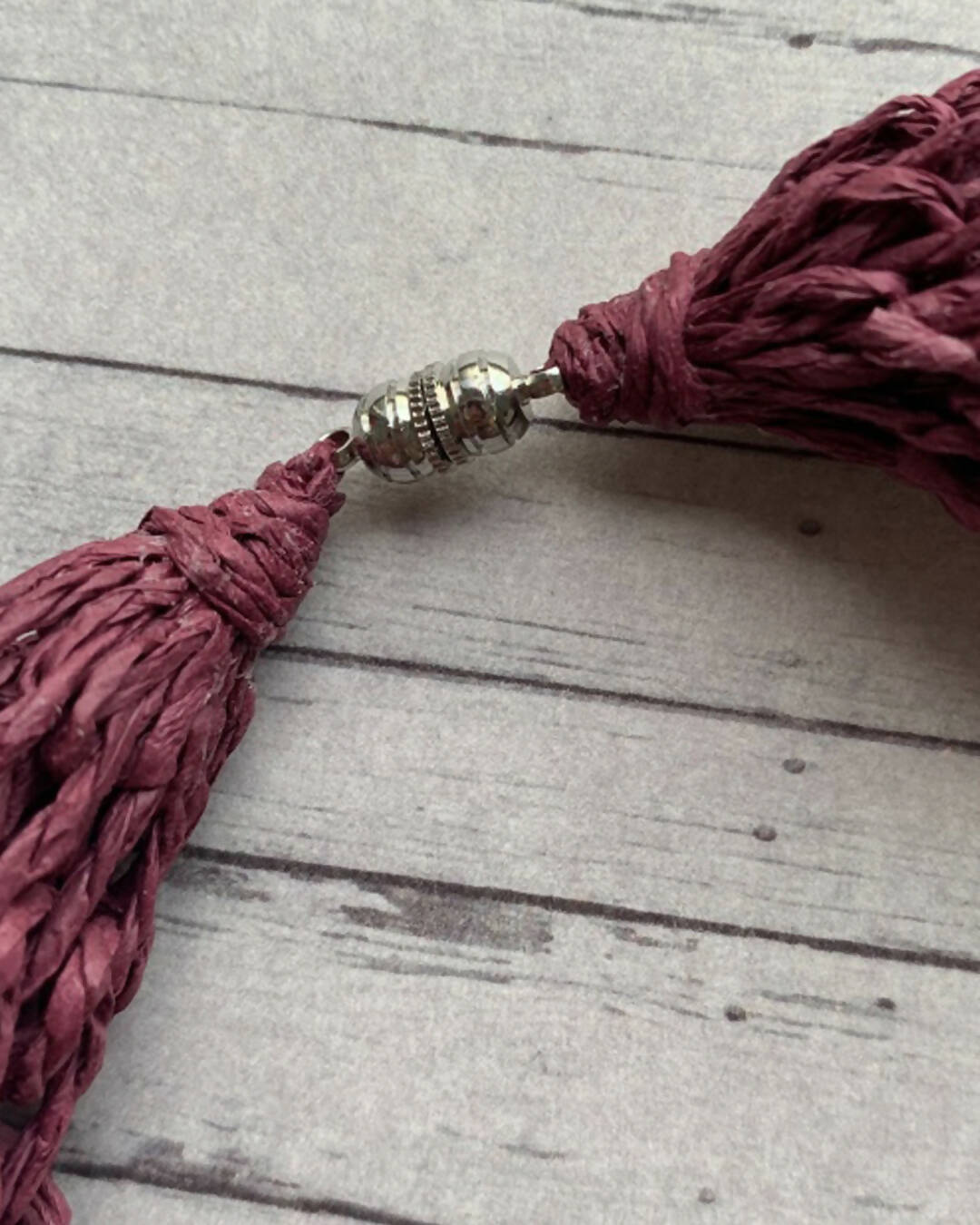 Woven Paper Twine Neckpiece