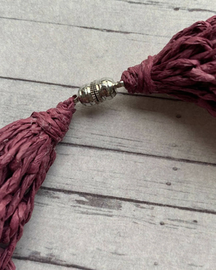 Woven Paper Twine Neckpiece