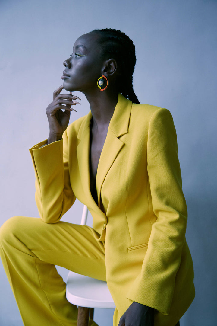 Big Boss Orange & Yellow Earrings