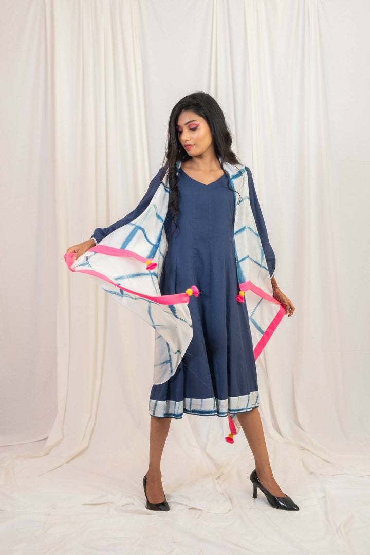 blue kali dress