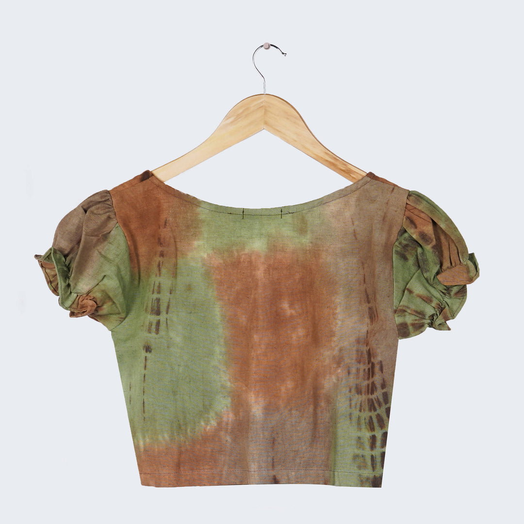 Upcycled Tie-Dyed Crop Top