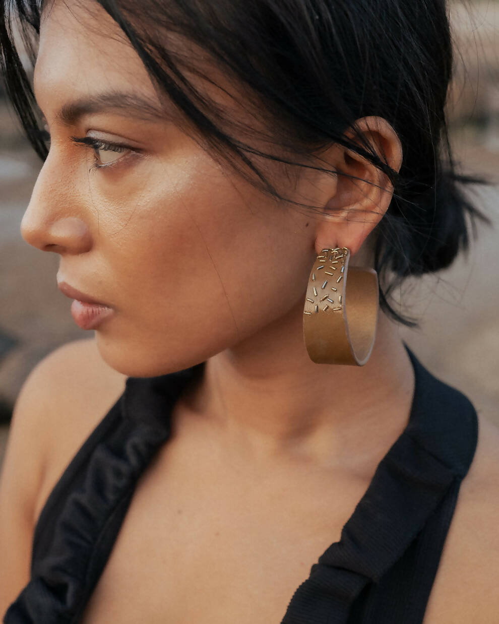 Gilded Hoops