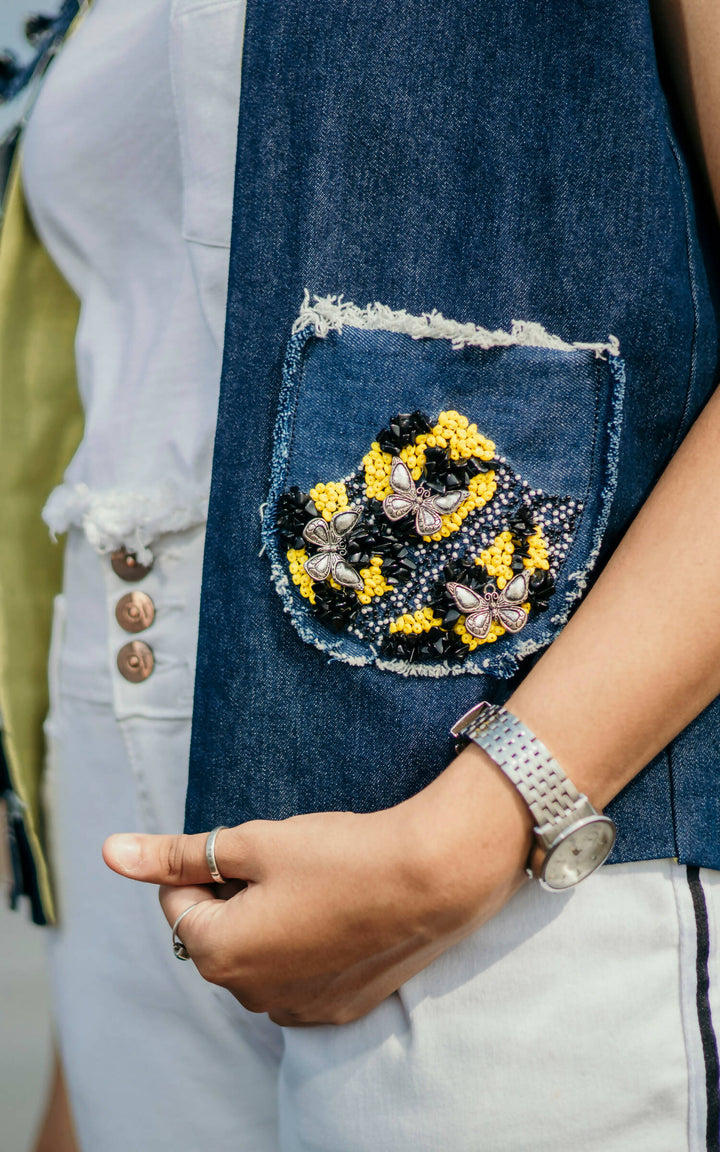 Denim Deck Vest