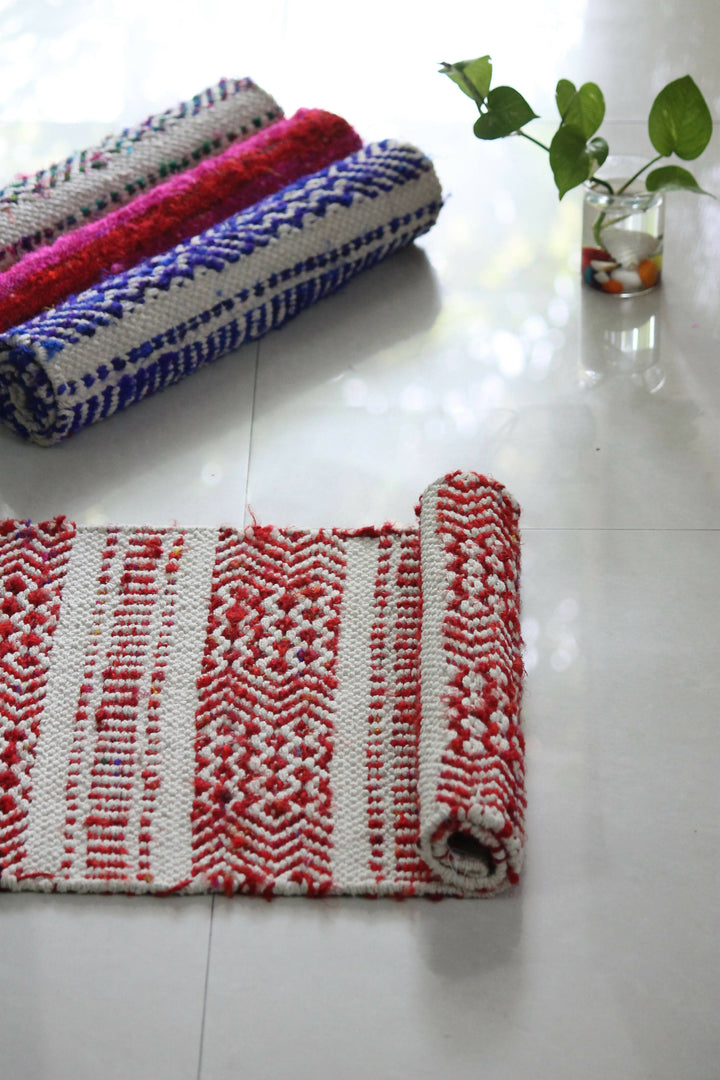 Cotton Silk handwoven mats (set of 3)