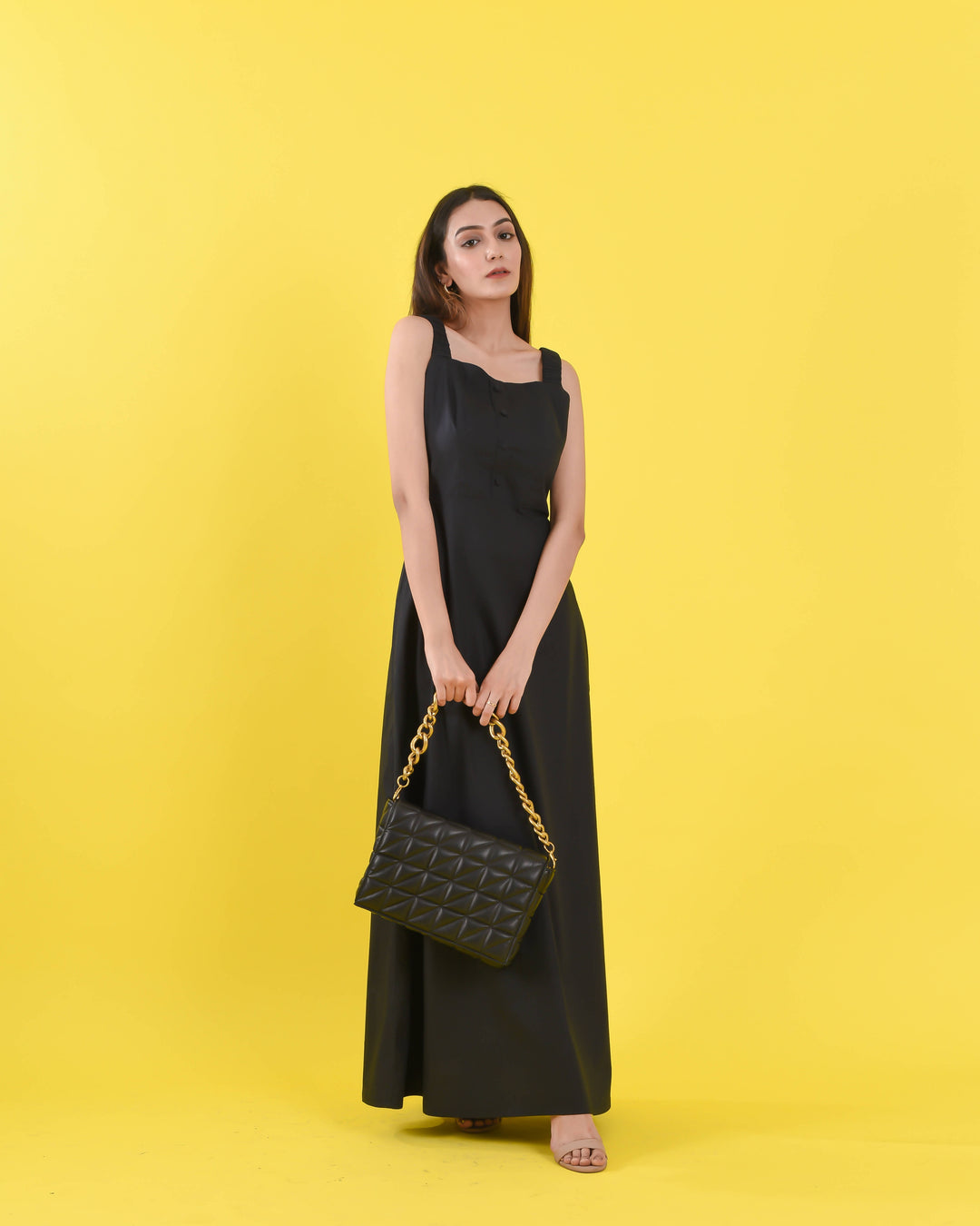 Plush Black Dress