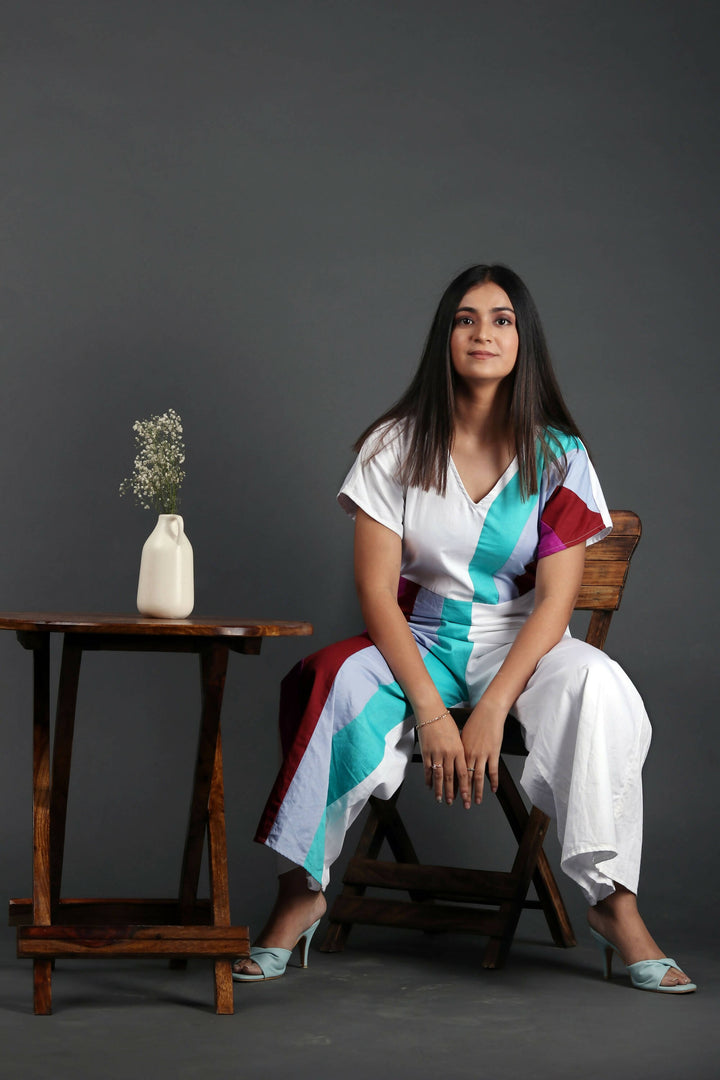 Georgia Color Blocked Jumpsuit