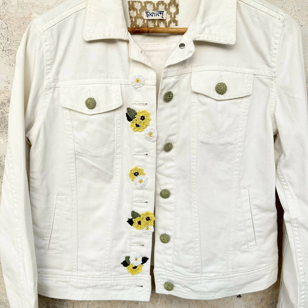White Denim Jacket