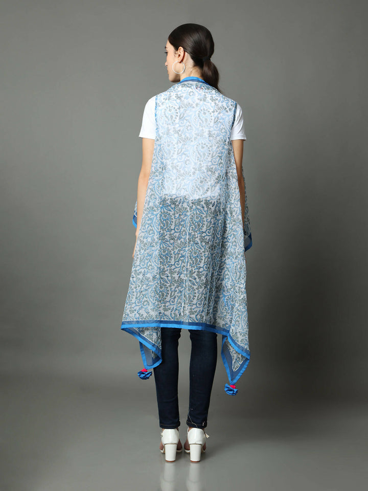 block print cape