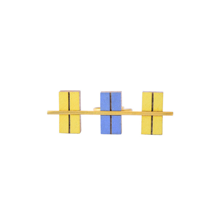 Ashtanika Haldi and Indigo Ring