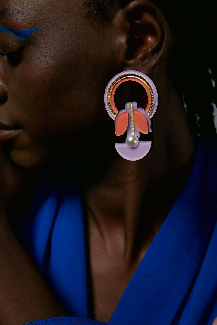 Perola Lilac Earrings