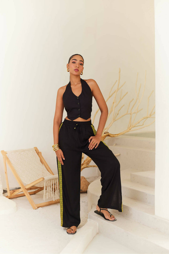 Black Linen Pants