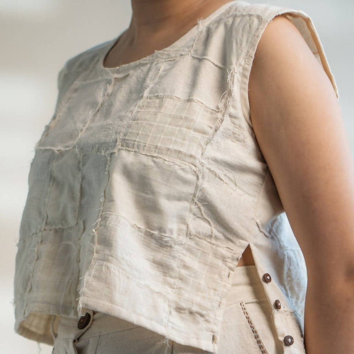 Dawning Upcycled Buttoned Vest