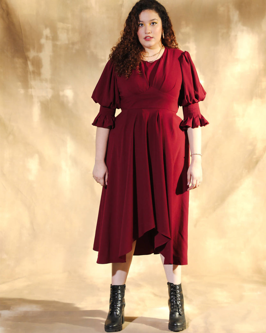 Ester Pleated Dress