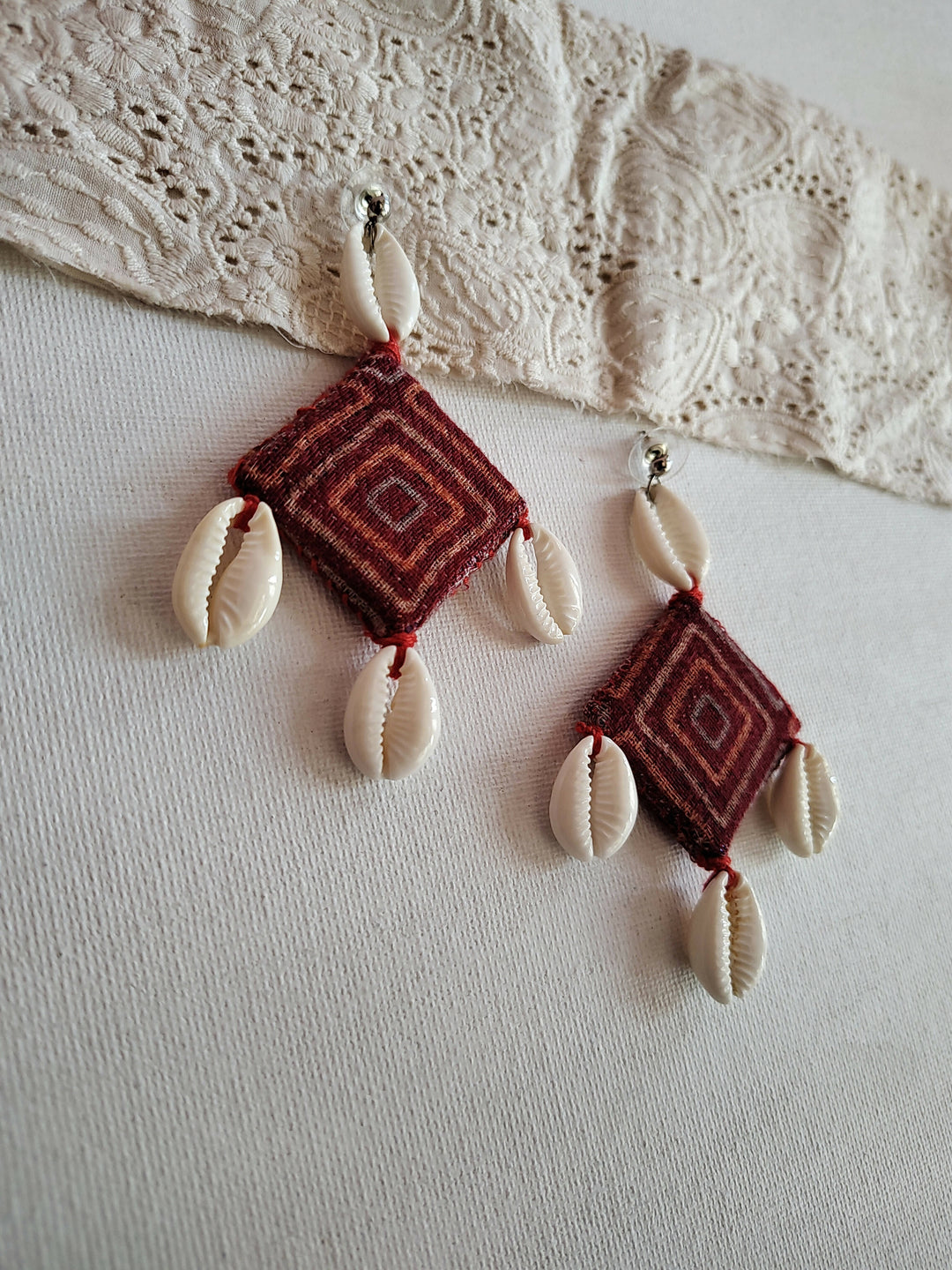 Upcycled Fabric Earrings