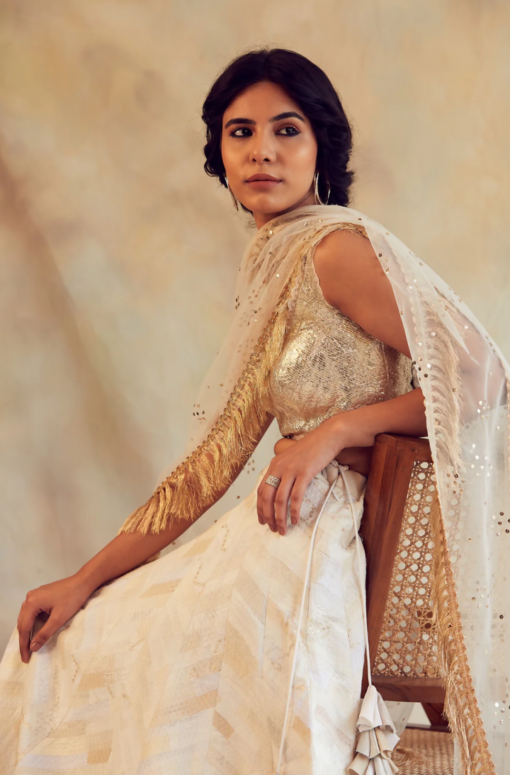 Ivory Lehenga