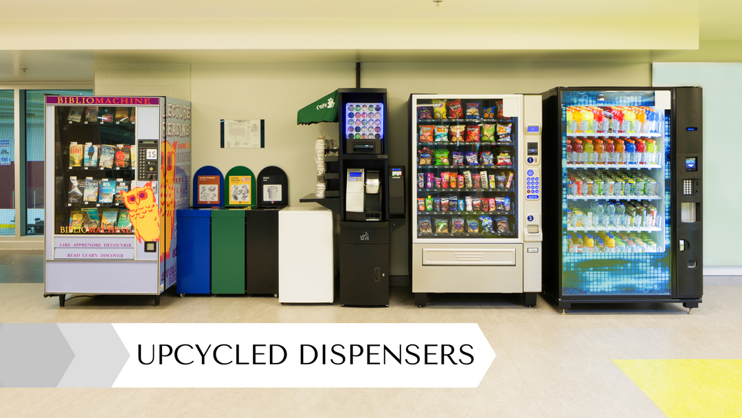 Upcycled Vending Machines and Eco-Friendly Dispensers