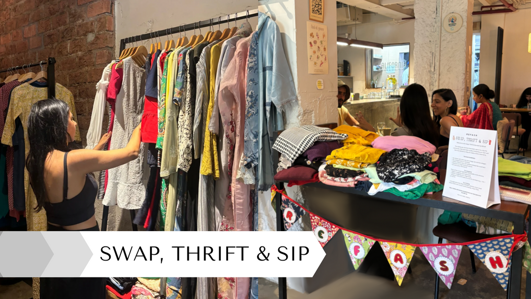 Fashion with Impact: Refash's Sustainable Swap, Thrift & Sip Event