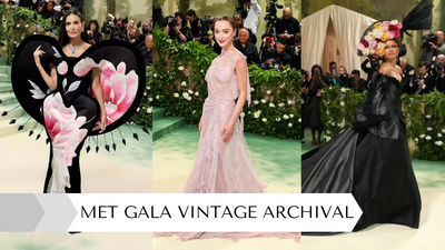 Vintage Archival: Iconic Styles Repurposed for the Met Gala
