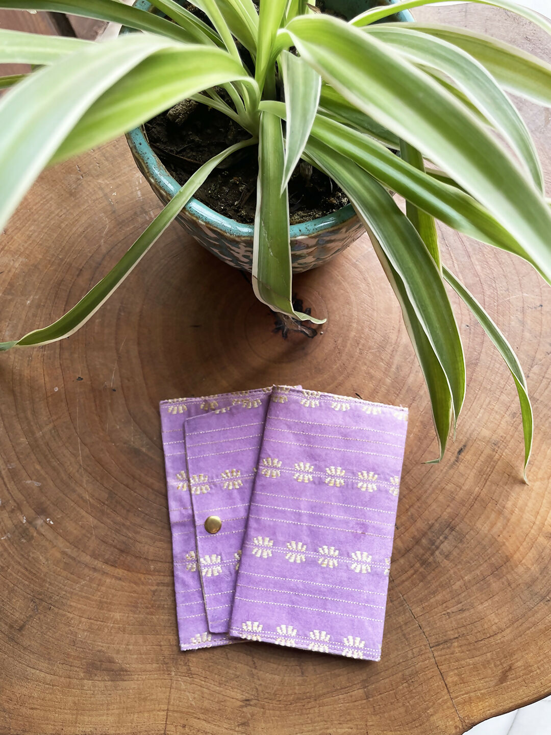 Boho Purple Printed Mini Money Envelope (Set Of 2)